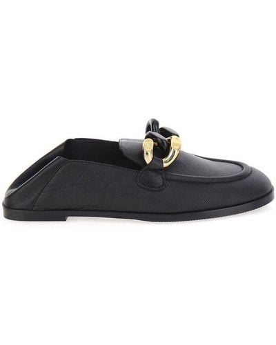 See By Chloé Monyca Chain-link Loafers - Black