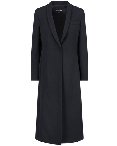 Giorgio Armani Single-breasted Coat - Black
