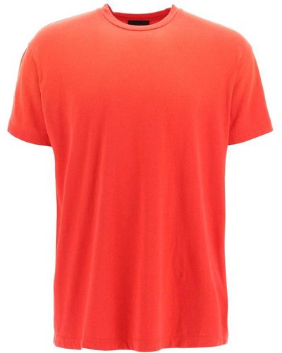 Fear Of God Oversized Crewneck T-shirt - Red