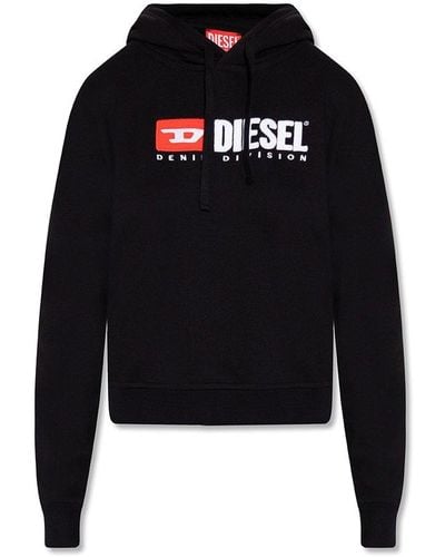 DIESEL ‘F-Reggy-Hood-Diva’ Sweatshirt - Black