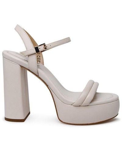 MICHAEL Michael Kors Laci Platform Sandals - White
