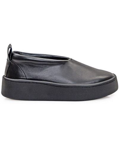 Jil Sander Slip-on Platform Loafers - Grey