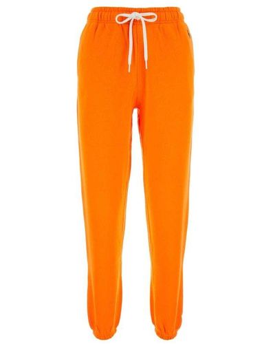 Polo Ralph Lauren Cotton Blend Joggers - Orange