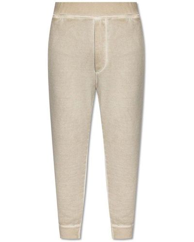 DSquared² Cotton Sweatpants - Natural