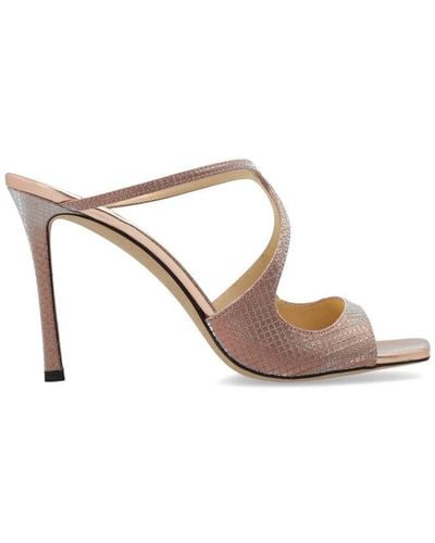Jimmy Choo Anise Cut Out Detailed Sandals - Pink