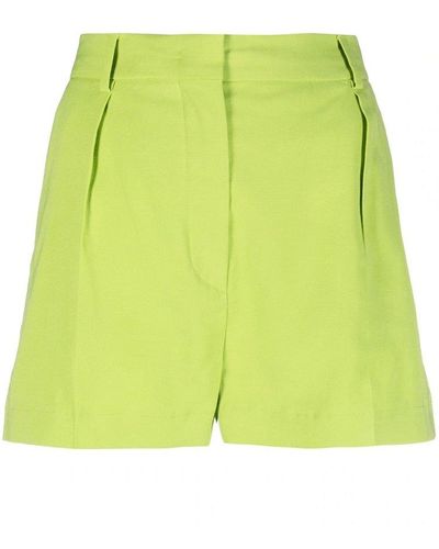 Sportmax High-waisted Tailored Shorts - Green