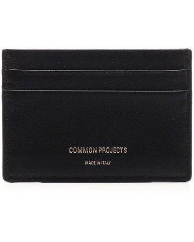 Common Projects Logo Embossed Cardholder - Black