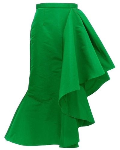 Alexander McQueen Midi Skirts - Green