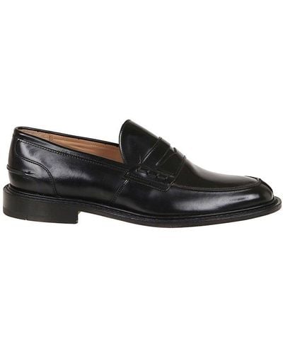 Tricker's James Penny Loafers - Black