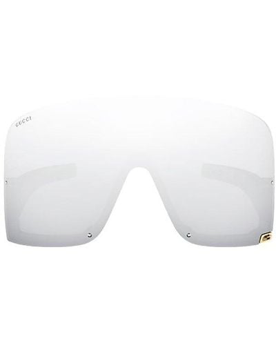 Gucci Oversized Frame Sunglasses - White