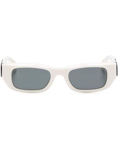 Off-White c/o Virgil Abloh Off- Fillmore Rectangle-Frame Sunglasses - Gray