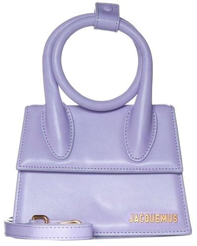 Jacquemus Le Chiquito Noeud Bag - Purple