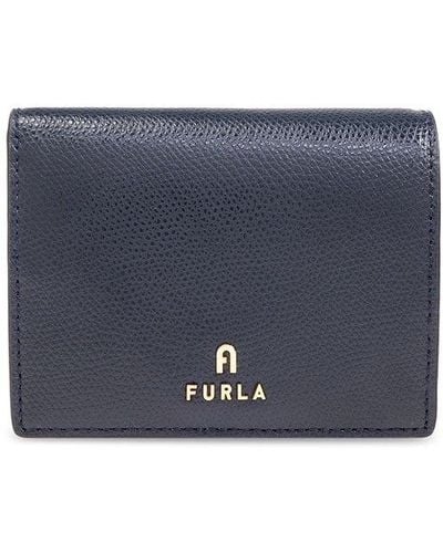 Furla 'camelia Small' Wallet, - Blue