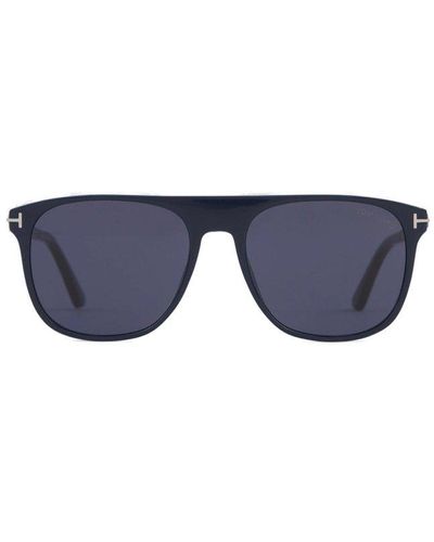 Tom Ford Eyewear Lionel Square-frame Sunglasses - Blue