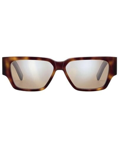 Dior Square Frame Sunglasses - Brown