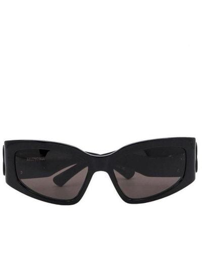 Balenciaga Bossy Cat-eye Frame Sunglasses - Black