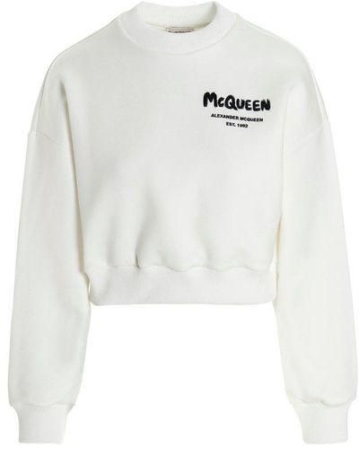 Alexander McQueen Tess Sweatshirt - White