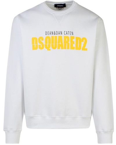 DSquared² Logo-printed Crewneck Sweatshirt - Grey