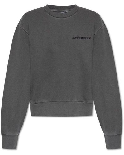 Carhartt Sweatshirt With Logo - Grey