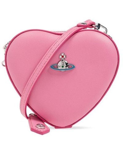 Vivienne Westwood Heart Mini Shoulder Bag - Pink