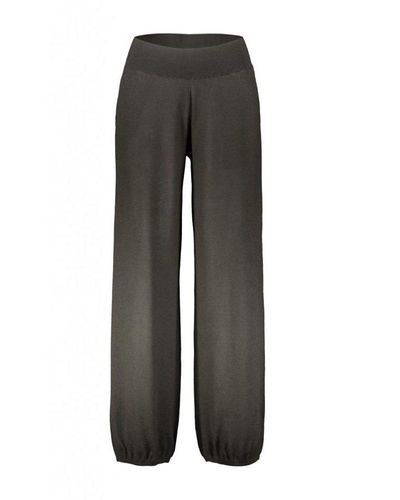Frenckenberger Straight-leg Knitted Pants - Black