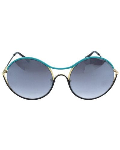 BALMAIN EYEWEAR Round Frame Sunglasses - Blue