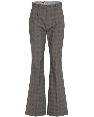 Vivienne Westwood Ray Prince-Of-Wales Checked Pants - Grey