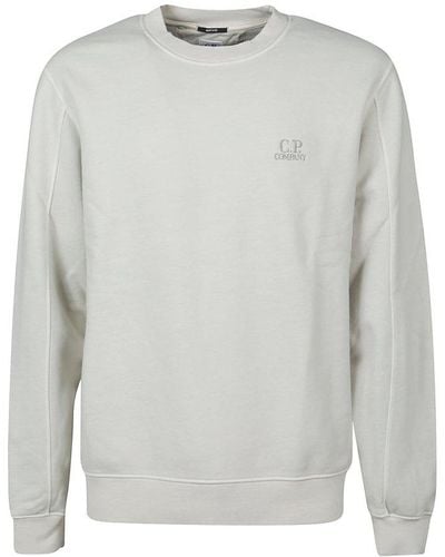 C.P. Company Diagonal Fleece Sweatshirt - Grey