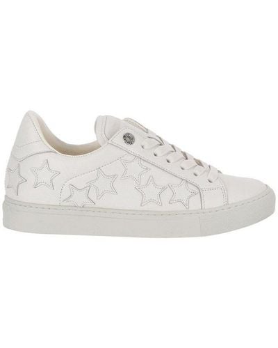 Zadig & Voltaire Star Lace-up Sneakers - White