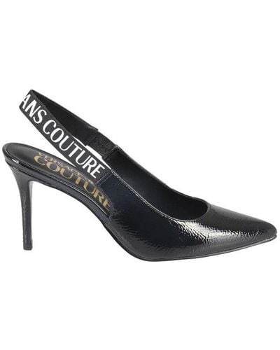 Versace Jeans Couture Pointed-toe Court Shoes - Black