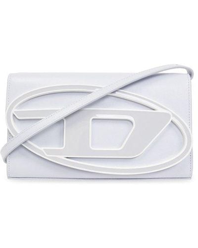 DIESEL 1dr Strapped Wallet - White