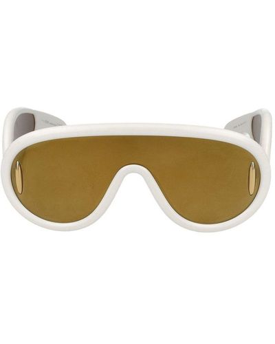 Loewe Shield Frame Sunglasses - White