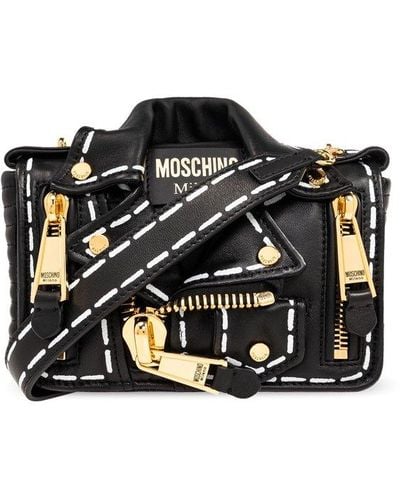 Moschino Shoulder Bag From The '40th Anniversary' Collection, - Black