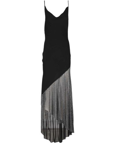 GIUSEPPE DI MORABITO Asymmetric Maxi Dress - Black
