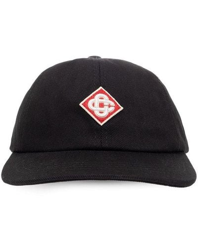 Casablancabrand Logo Embroidered Baseball Cap - Black