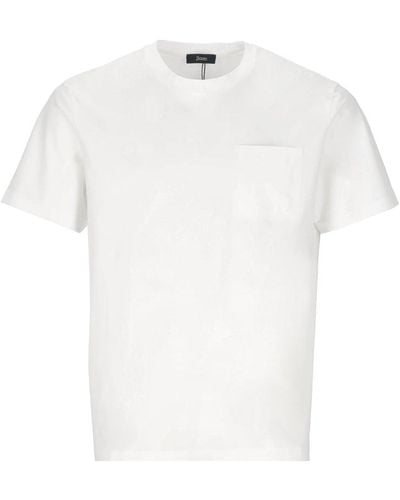 Herno Panelled Crewneck T-shirt - White