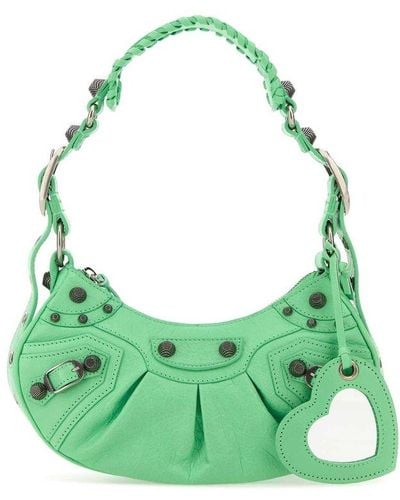 Balenciaga "le Cagole Xs" Shoulder Bag - Green