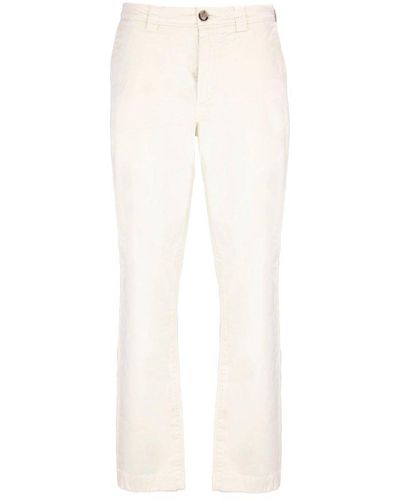 Woolrich Garment-dyed Classic Chino Trousers - White