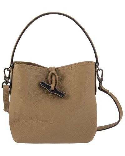 Longchamp Roseau Essential - Bucket Bag S - Brown