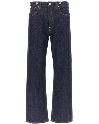 KENZO X Levi's Removable-braces Buttoned Jeans - Blue