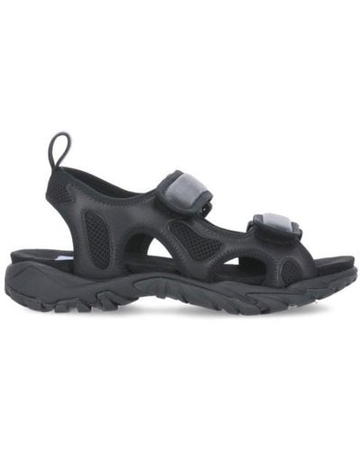McQ Striae Open-toe Sandals - Black
