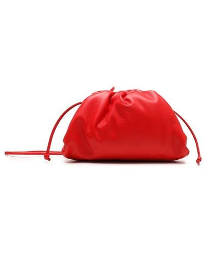 Bottega Veneta The Mini Pouch Crossbody Bag - Red