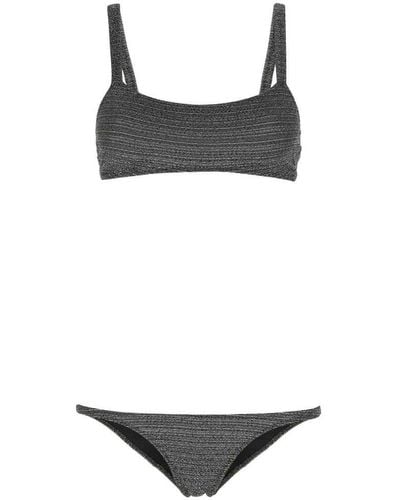 Lisa Marie Fernandez Metallic Effect Two-piece Bikini Set
