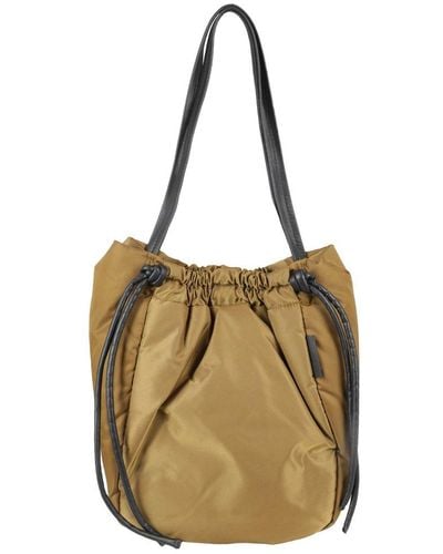Proenza Schouler Drawstring Shoulder Bag - Metallic