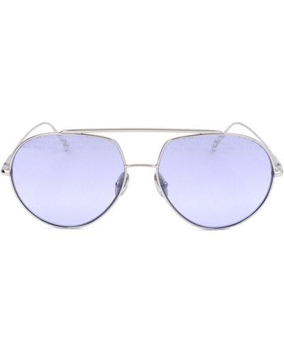 Tod's Pilot Frame Sunglasses - Purple