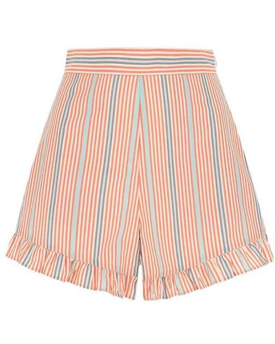 See By Chloé Embroidered Poplin Shorts - Multicolour