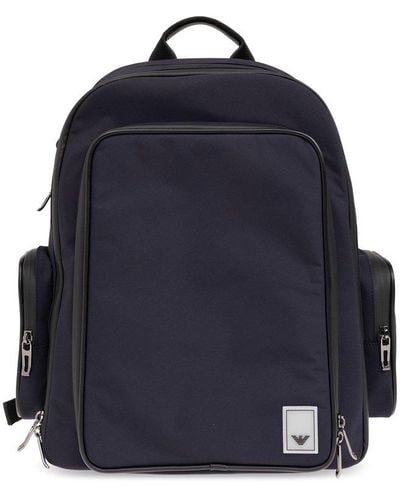 Emporio Armani Travel Essentials Backpack - Blue