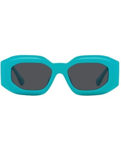 Versace Rectangular Frame Sunglasses - Blue