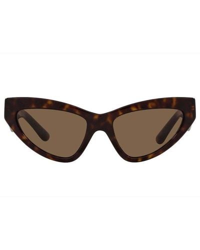 Dolce & Gabbana Cat-eye Sunglasses - Brown