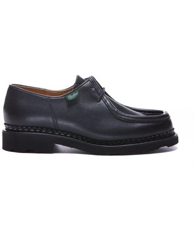 Paraboot Michael Griff Lace Up Shoes - Black